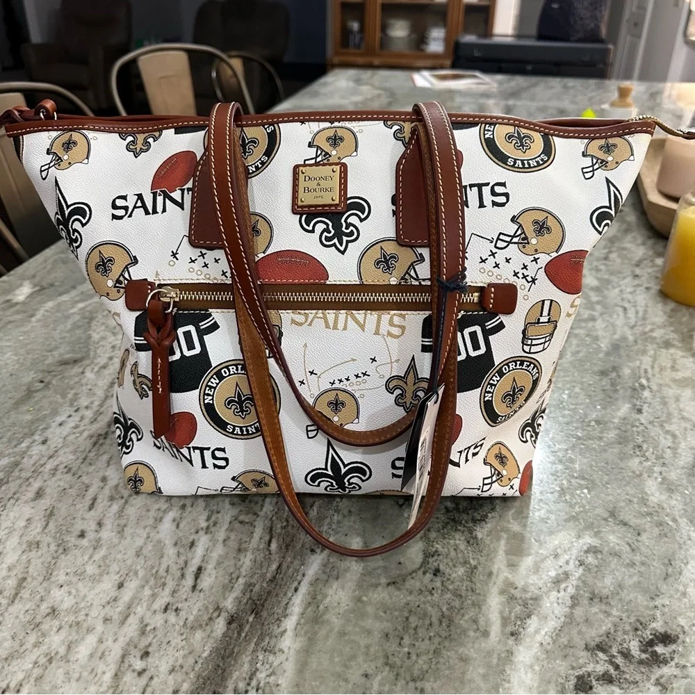 Dooney & Bourke NFL New Orleans Saints Tote - SAINTS - Picture 3 of 11